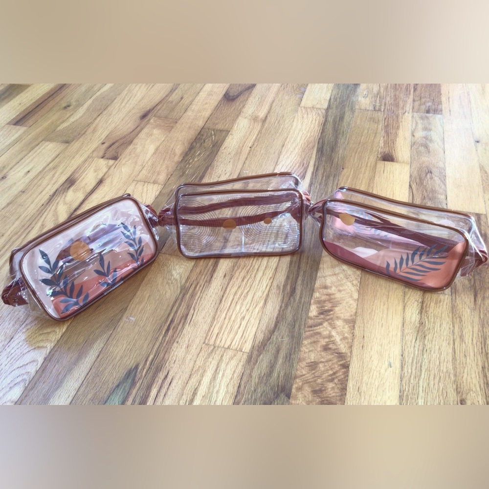 NWOT Boho Travel Makeup Bags
